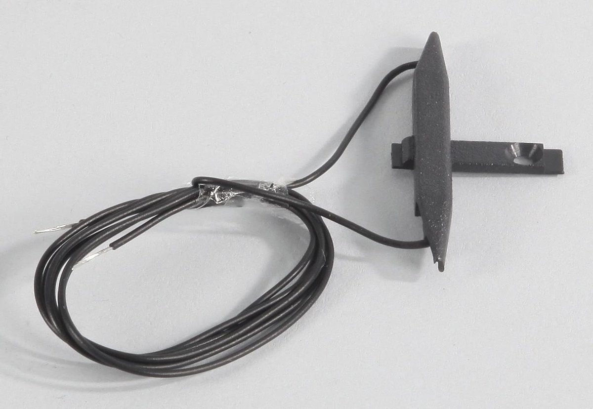 H0 Wisselcontact - Magneetschakelaar Trein - Modelspoor Automatisering - Magnetisch Gestuurd - 2 A Belastbaar - Zwart