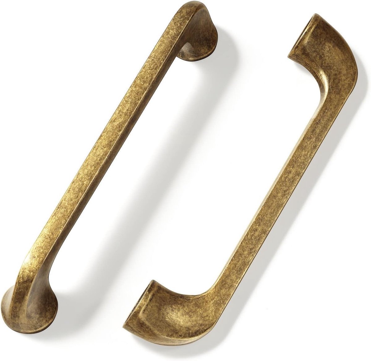 Vintage Kastgrepen 96mm - Antieke Messing Handgrepen voor Meubels, Lades en Keukenkasten, Retro Design voor Bronzen Interieur