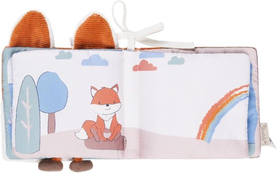 Speelboek Filou - Baby knuffelboek - Baby entertainment - Met rammelaar en knisper - Normaal - Roest — afbeelding 4