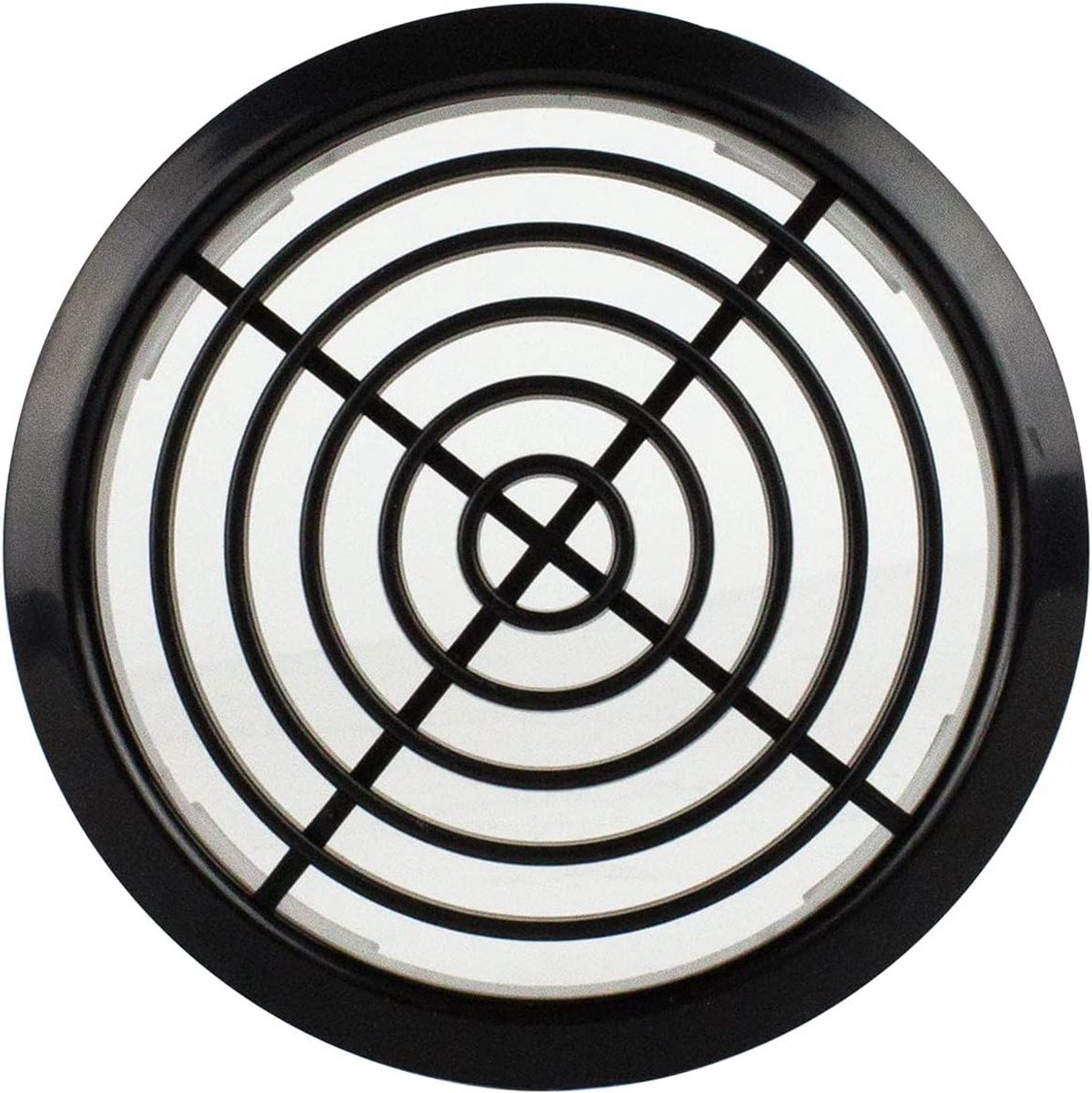 Ventilatierooster - Meubelrooster Deurrooster - Luchtuitwisseling Creëren - Weerbestendig Kunststof - 1 stuk - Zwart