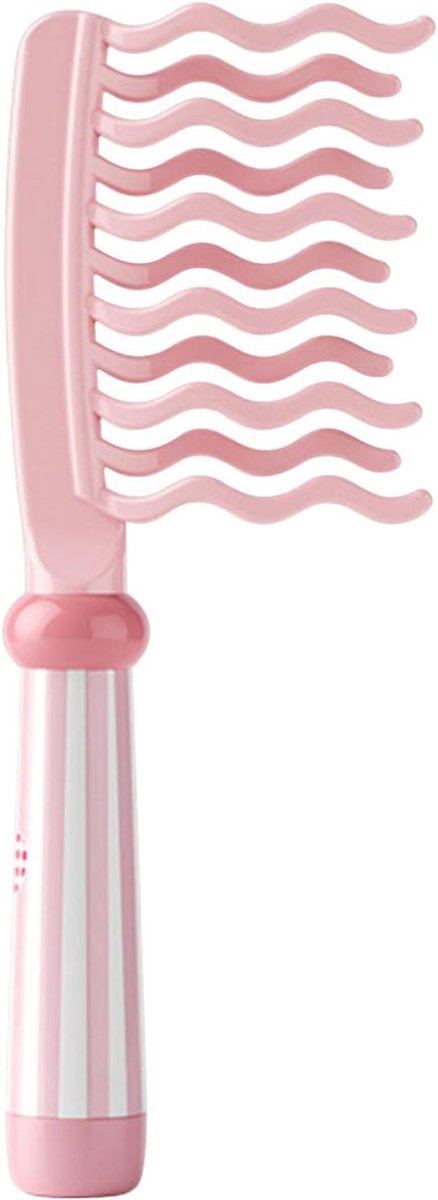Krulborstel Brede Tanden - Kam Volume Borstel - Haar Stylen - Ergonomisch Ontwerp - 24 x 9 x 3 cm