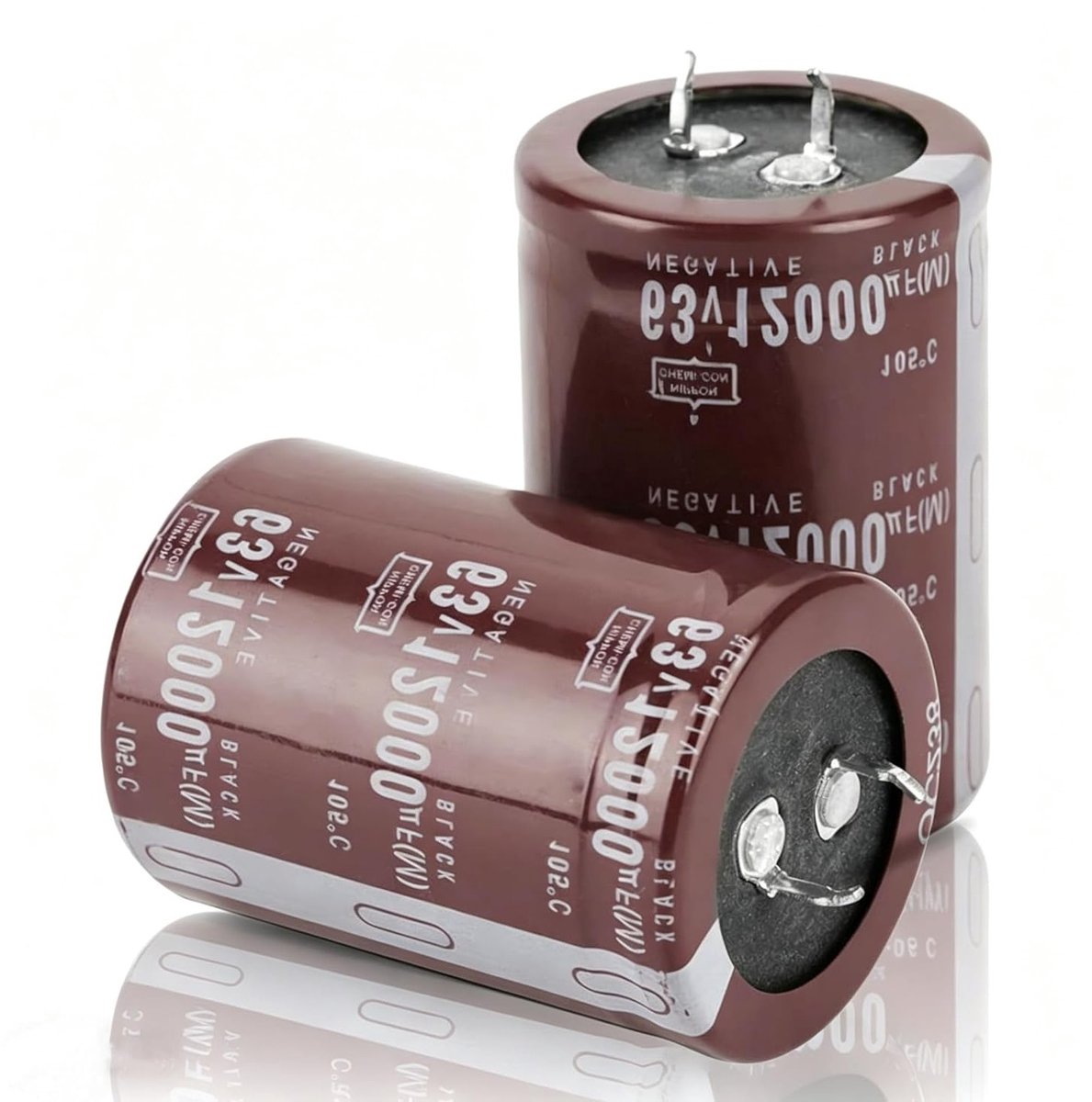 2 Stuks 63V 12000uF Audio Capacitor - HIFI Electrolytische Condensatoren voor Geluidssystemen en Versterkers