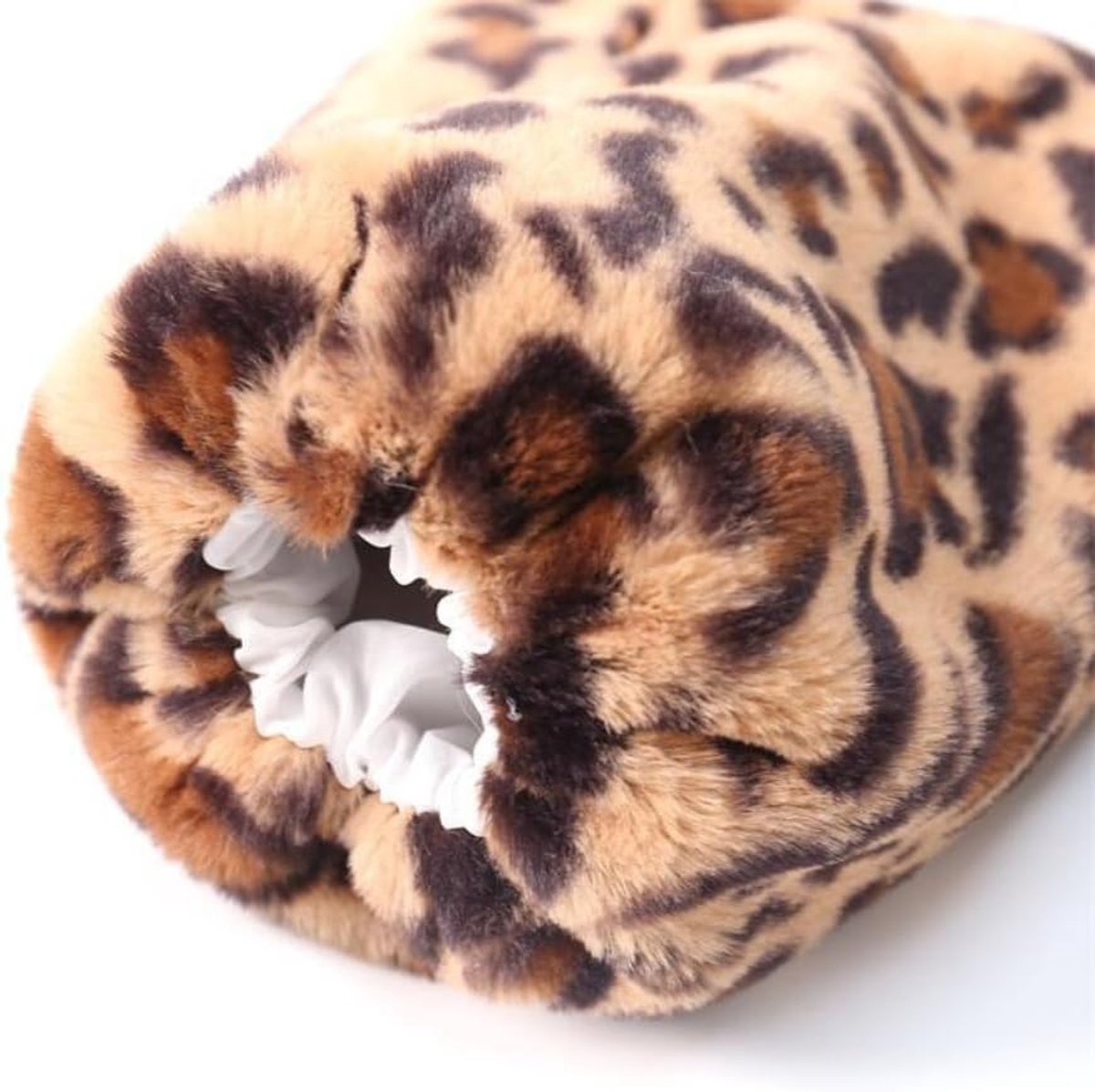 Beenwarmers Luipaardprint - Fuzzy Sokken - Winterse Warmte - Nepbont - Één Maat - Luipaard — cadeau in Mode & Accessoires - foto 3