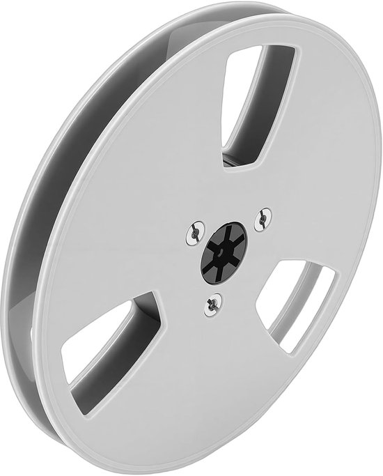 Lege Tape Spoel - Windsspoel Reel - Muziek Opnemen - Verstevigde Structuur - 5 Inch Diameter - Grijs — afbeelding 5