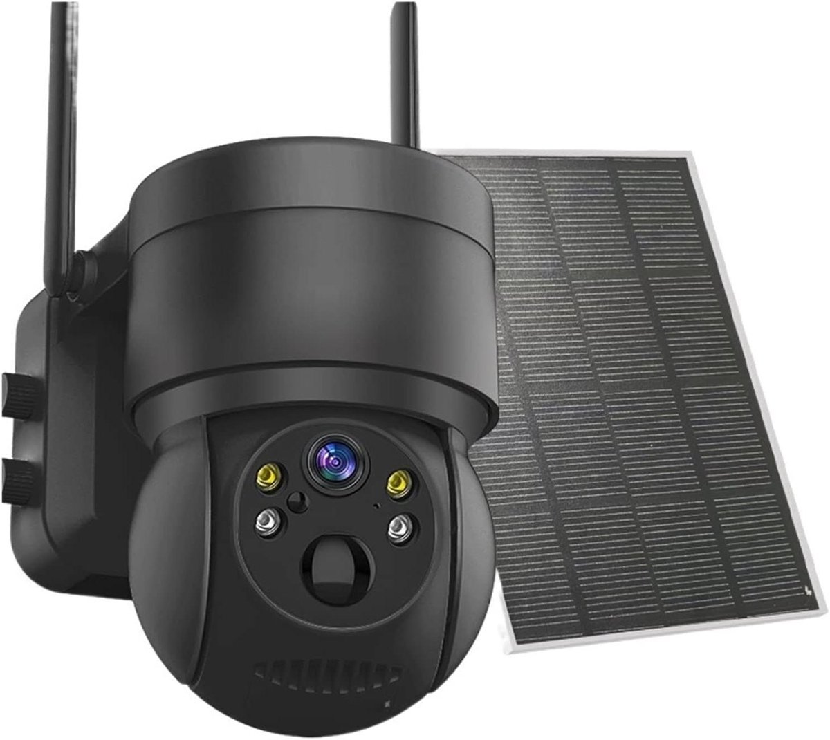 Beveiligingscamera Zonne-energie - Draadloze Camera Buiten - Woningbeveiliging - 4MP HD Video - IP65 Waterdicht - One Color
