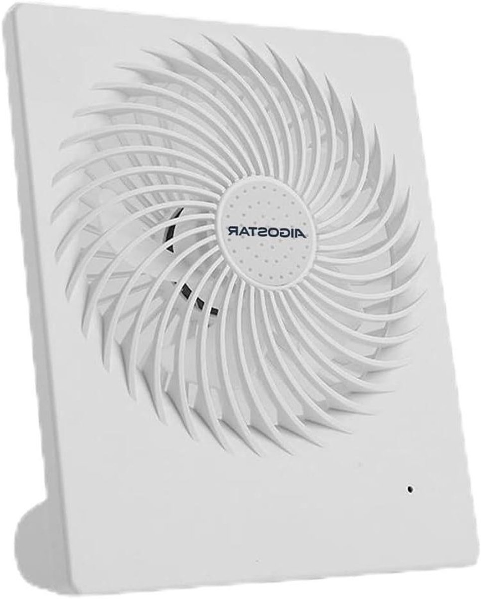 Tafelventilator - Compacte ventilator Bureauventilator - Ruimte Koelen - Stille Werking - 300 Gram - Wit
