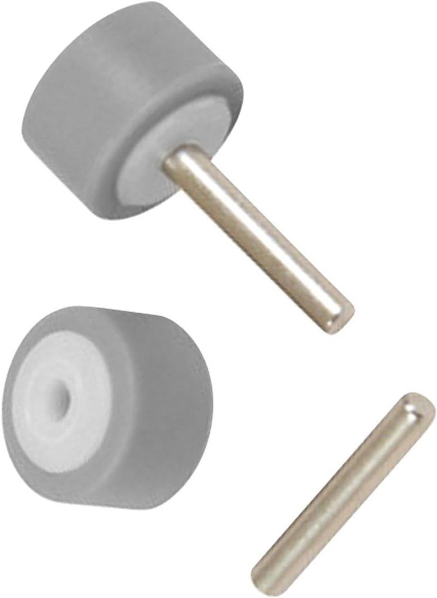 Stofzuigerwiel Set - Wiel en As - Stofzuiger Reparatie - Originele Onderdelen - 1 Wiel 1 As - Zwart
