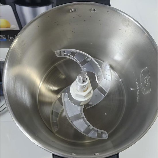 Keukenmachine - Fufu machine - Afrikaanse Gerechten Maken - Automatische Voedselverwerking - 6L - Zilver — afbeelding 5