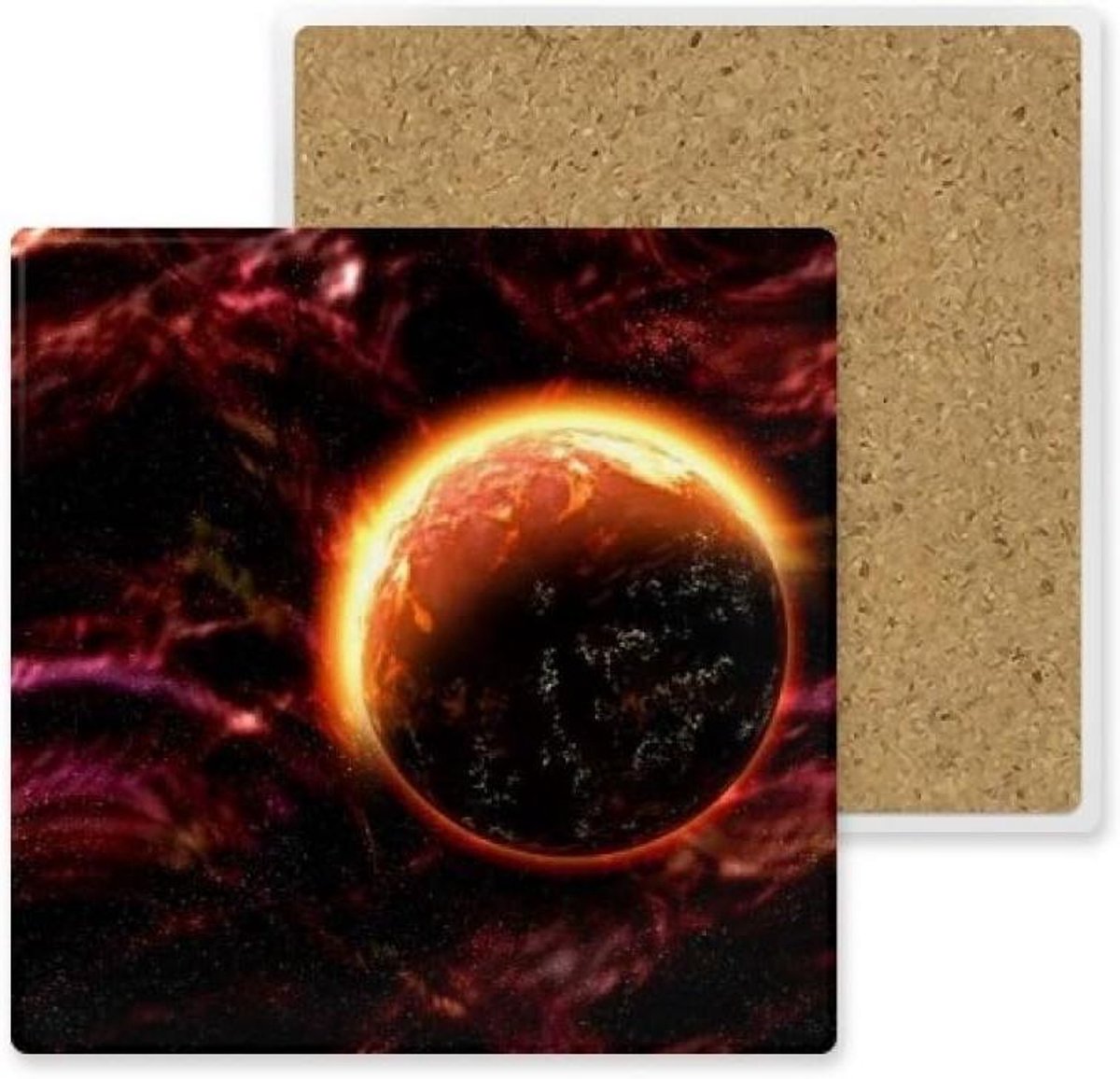 Onderzetters - Mok Houders - Dranken Beschermen - Absorberend Steen - 102 cm - Multicolor