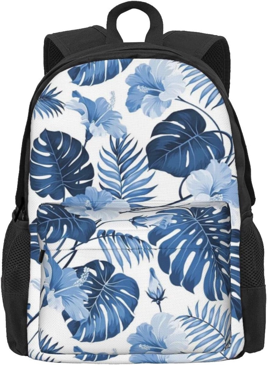 Laptop Rugzak - Reisrugzak Luiertas - Dagelijks Gebruik - Volledige Print - Groot Formaat - Blauw – foto 6
