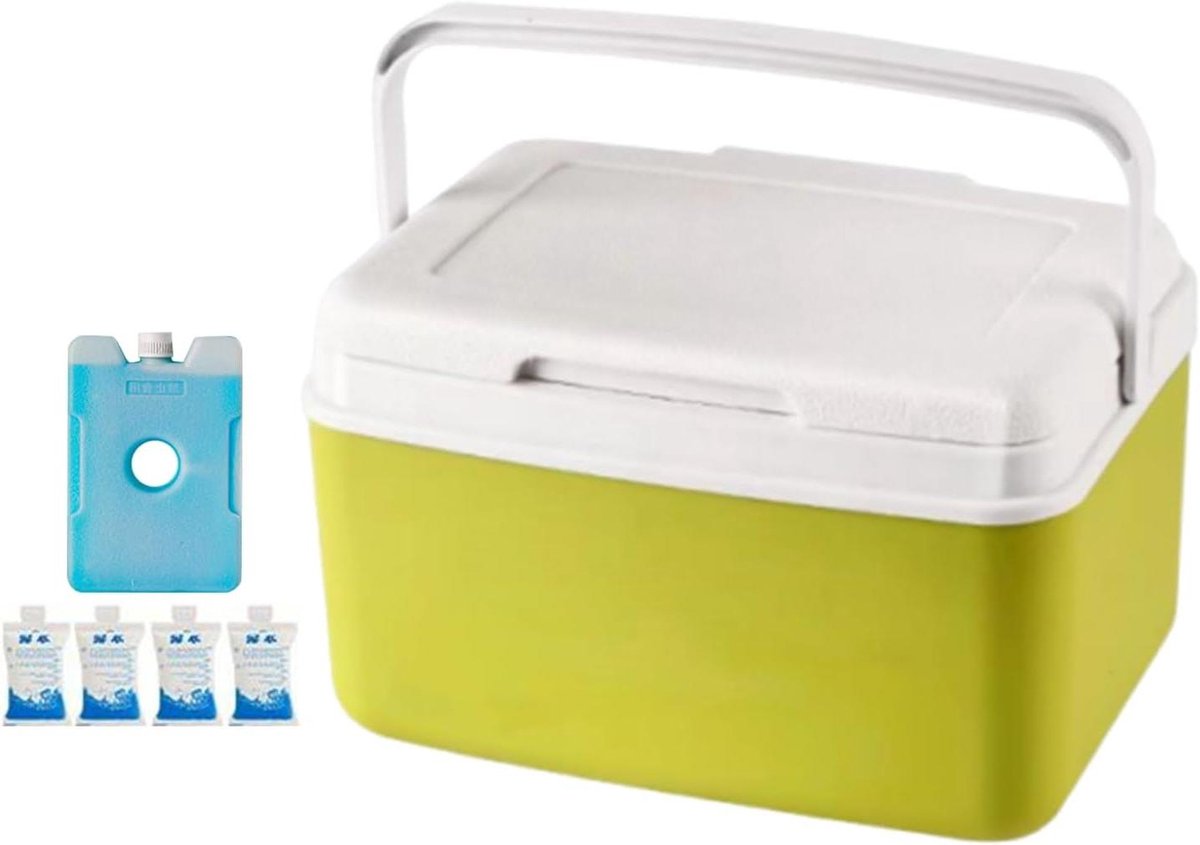 Draagbare Koelbox - IJsbox Koeltas - Buitenactiviteiten - Lekvrij Ontwerp - 15 liter - Wit