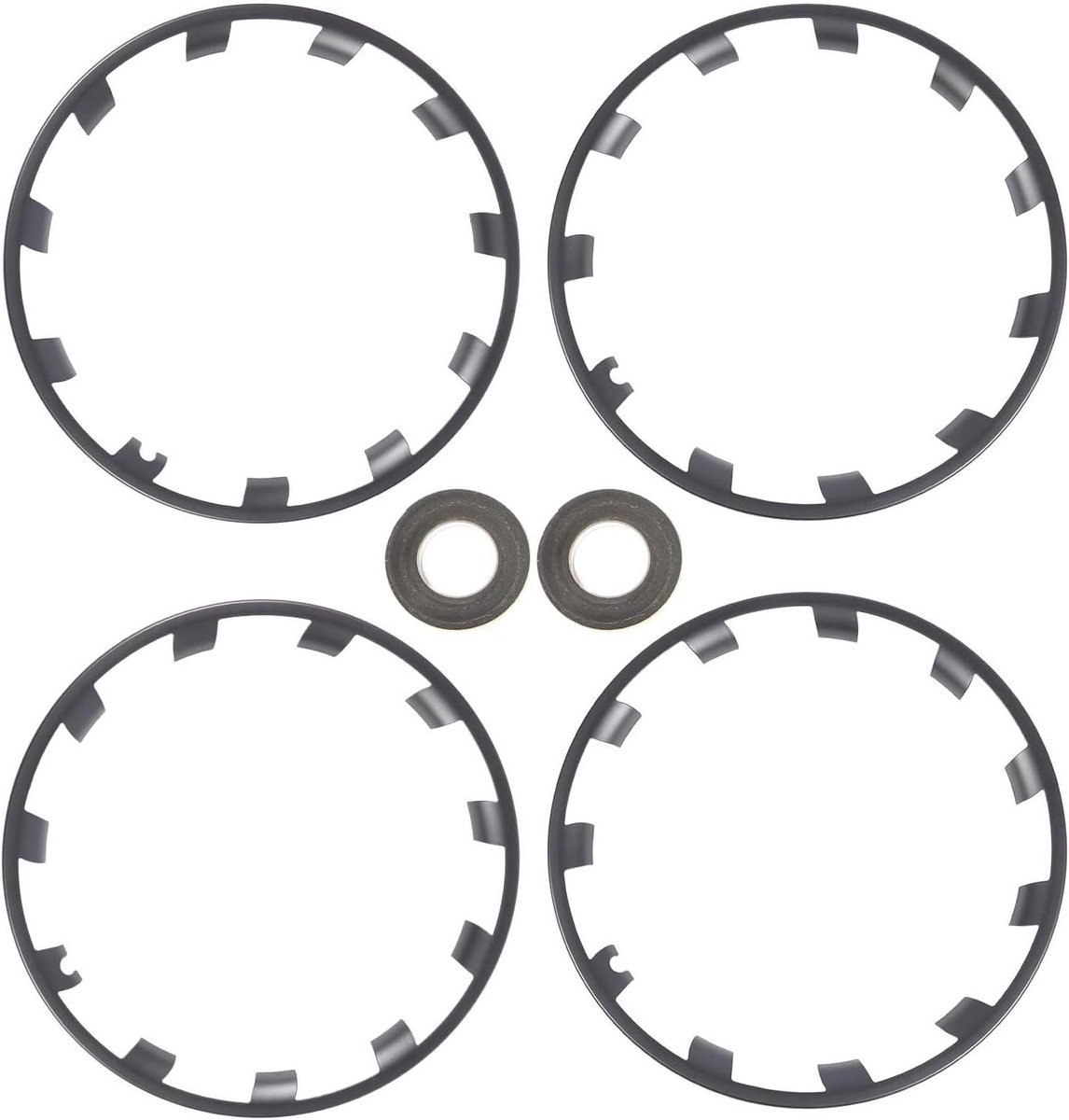 Velg Beschermers - Wielrand Rand - Schade Voorkomen - Geluidswerend Schuim - 21 Inch Set - Grijs