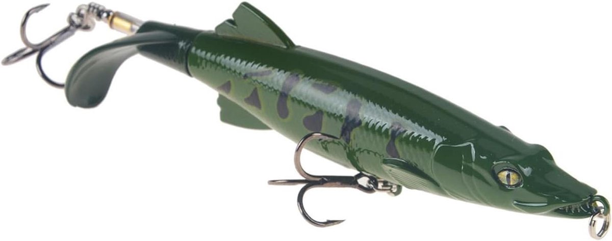 Vis Lure - Hard Aas Wobbler - Vissen Op Water - Roteren Zachte Staart - 13cm 16g - NO20