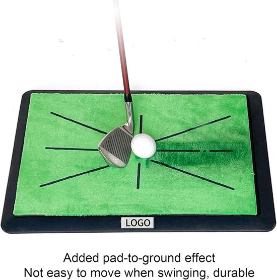 Golf Oefenmat - Swing Trainer - Golfslag Verbeteren - Visuele Swing Feedback - 44 x 34 cm - Groen van GOLF — afbeelding 5