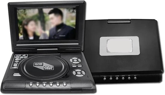 Draagbare DVD-speler - Mini CD-speler - Reis Entertainment - 7.8 inch LCD scherm - Compact formaat - Zwart — afbeelding 5