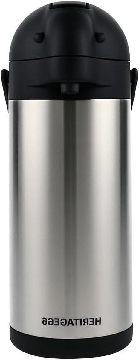 Thermische Karaf - Drank Dispenser - Dranken Warm Houden - Triple Wall Vacuüm - 3 Liter - Zilver