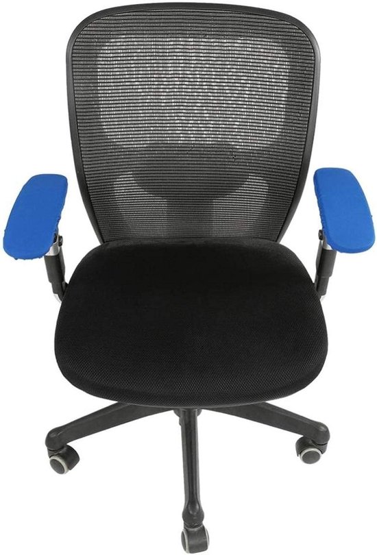 Verstelbare Armleuningenhoes voor Kantoorstoelen - Elastische en Verwijderbare Bescherming in Blauw - Comfort en Stijl voor Jouw Stoel — afbeelding 5