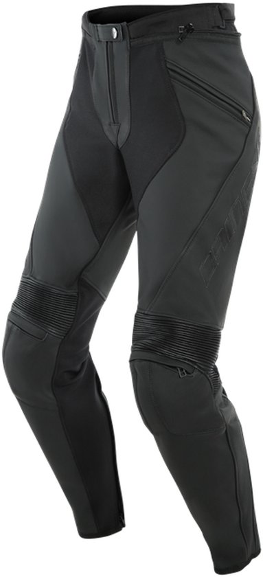 Pantalon moto Dainese Pony 3 Lady en cuir noir mat 44