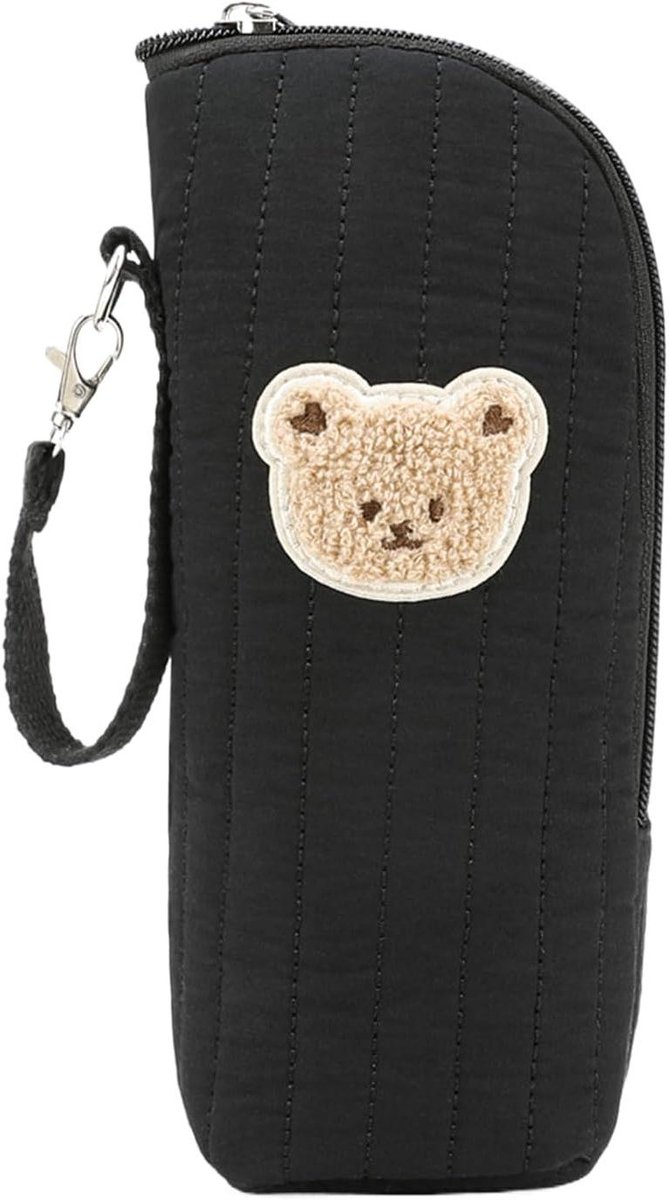 Flessenzak - Babyfleshouder - Voeding Warm Houden - Schattig Berenmotief - 8 x 7 x 22 cm - Meerkleurig