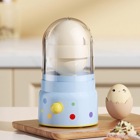 Eiermixer Handmatig - Keuken Schudder - Snel Maken - Breukvrij Mengen - 8.9 x 9.2 cm - Blauw — afbeelding 5