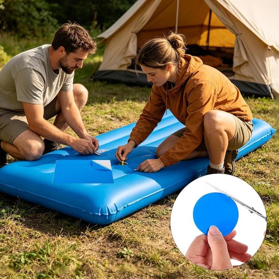 Zwembad Reparatie Patch - Waterdichte Lekvrije Cover - Lekkages Dichten - Sterke Zelfklevende Afdichting - 125 x 85 cm - Transparant — afbeelding 5