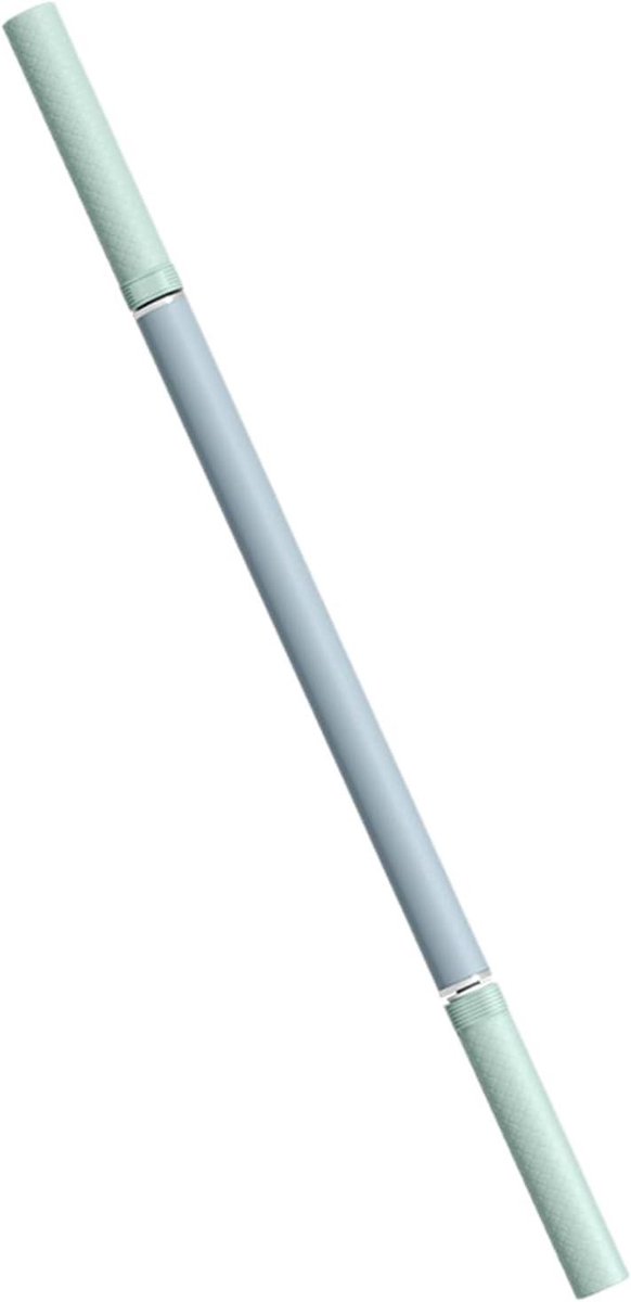 Massagerol - Stretchstaaf - Spierherstel - Aanpasbare Druk - 45 cm - Zilver
