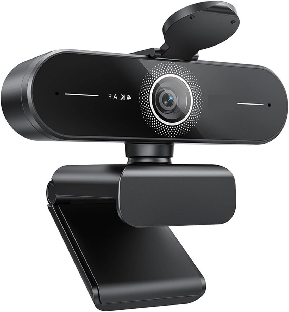 4K Webcam - Videocamera Computer - Online Vergaderen - Snelle Autofocus - 73 Graden FOV - Zwart