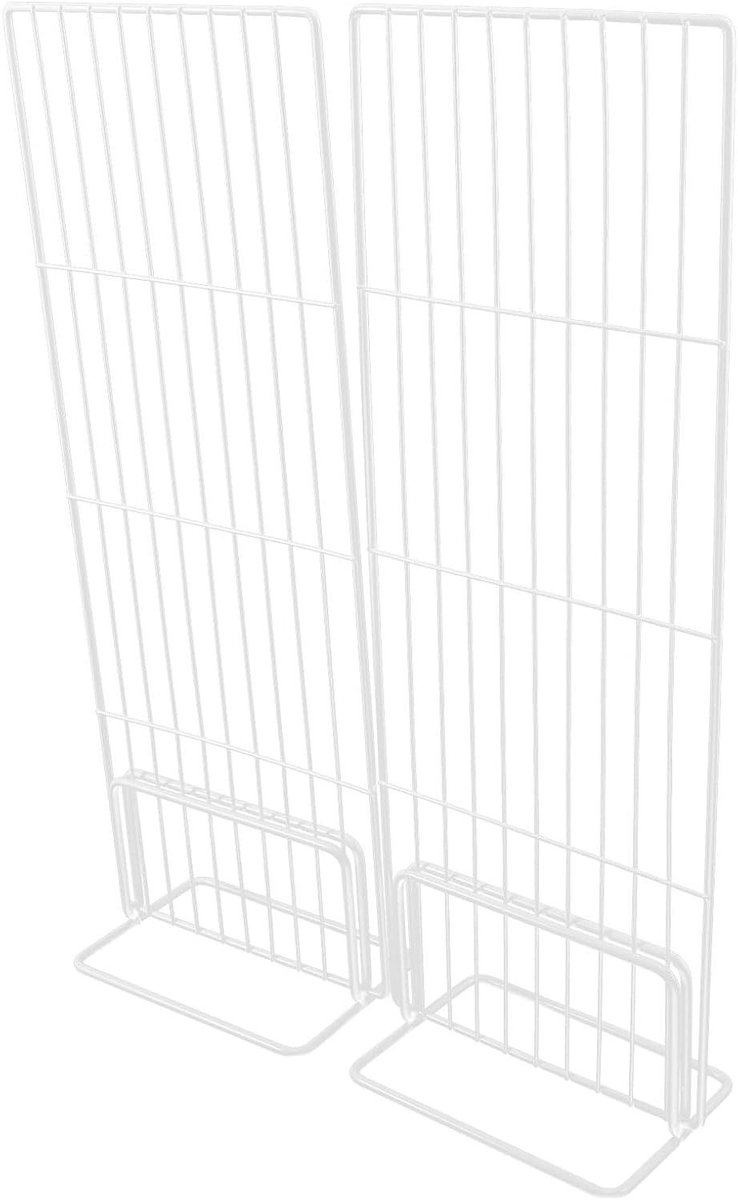 Vriezerrek Verdelers - Koelkast Organizer - Voedsel Scheiden - Eenvoudige Indeling - 46 x 32 cm - Wit