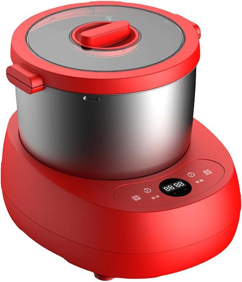 Deegmixer - Keukenmachine - Deeg Kneden - Touchscreen Bediening - 5 Liter Kom - Rood