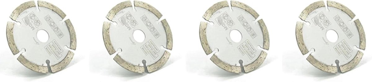 Diamant Cirkelzaagblad - Zaagblad Set - Tegels Zagen - Gesegmenteerd Ontwerp - 85MM Diameter 15MM Boring - Zilver