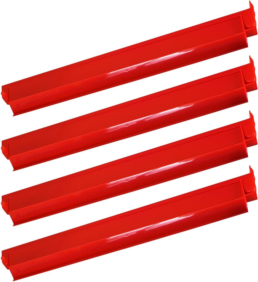 Mahjong Stenen Houders - Majiang Steenhouder - Georganiseerd Spel - Geurloos Materiaal - 48.5 x 14.8 cm - Rood