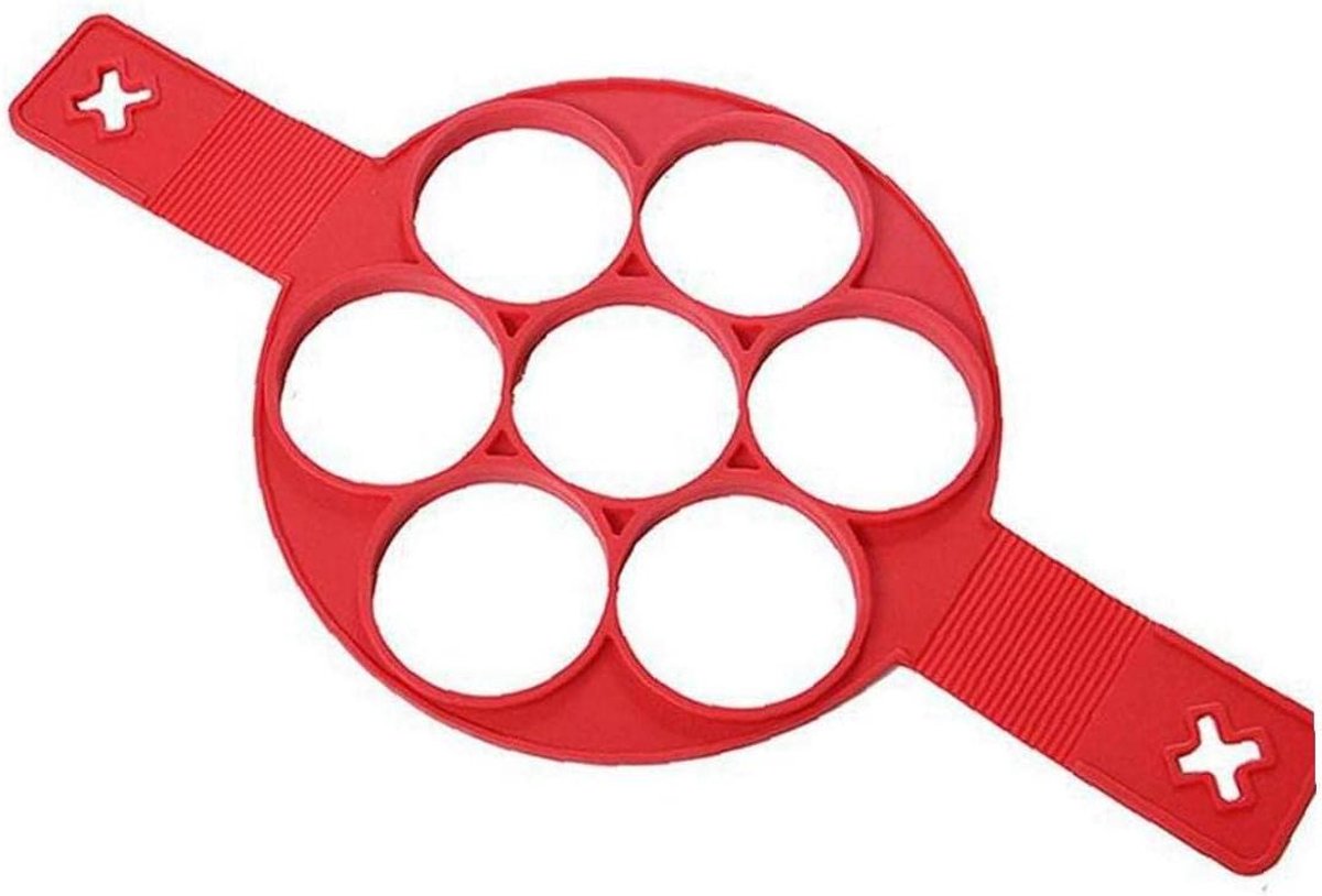 Zonster 1 stuk siliconen niet-stick fantastische ei pannenkoekenmaker ring keuken bakken omelet vormen flip kooktoestel ei ring vorm