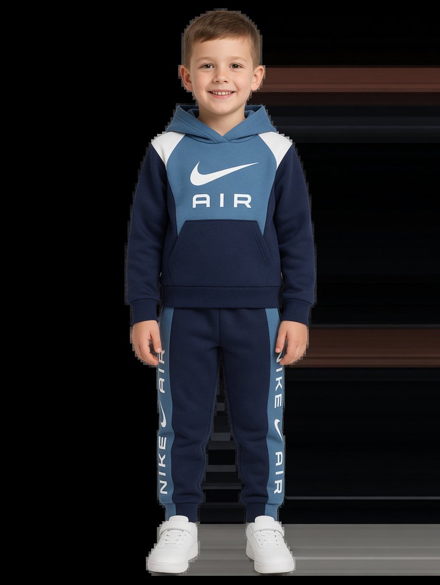Nike peuter trainingspak Blauw