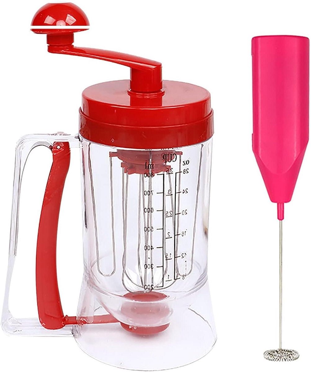 Beslag Dispenser - Mixer Fles - Bakken Maken - Ingebouwde Weegschaal - Niet gespecificeerd - Transparant
