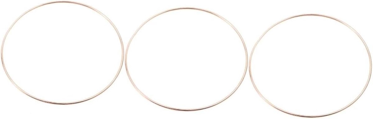 Dromenvangerringen Metaal - Borduurbanden Hoepels - Knutselprojecten Maken - Stevig IJzeren Frame - 30 cm Diameter - Goud
