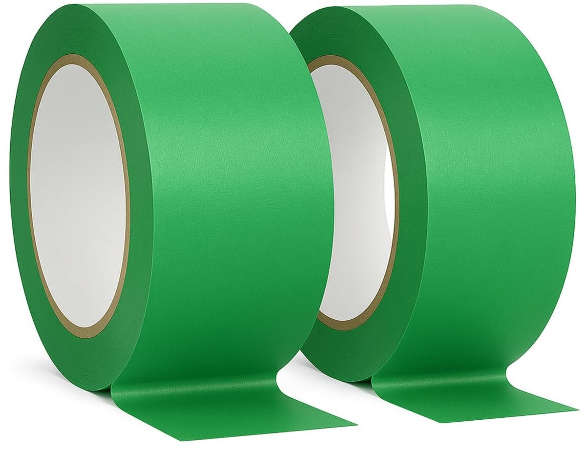 Premium Verf Tape 48 mm x 50 m - Crepe Papier Plakband voor Schilderen, Knutselen en DIY Projecten