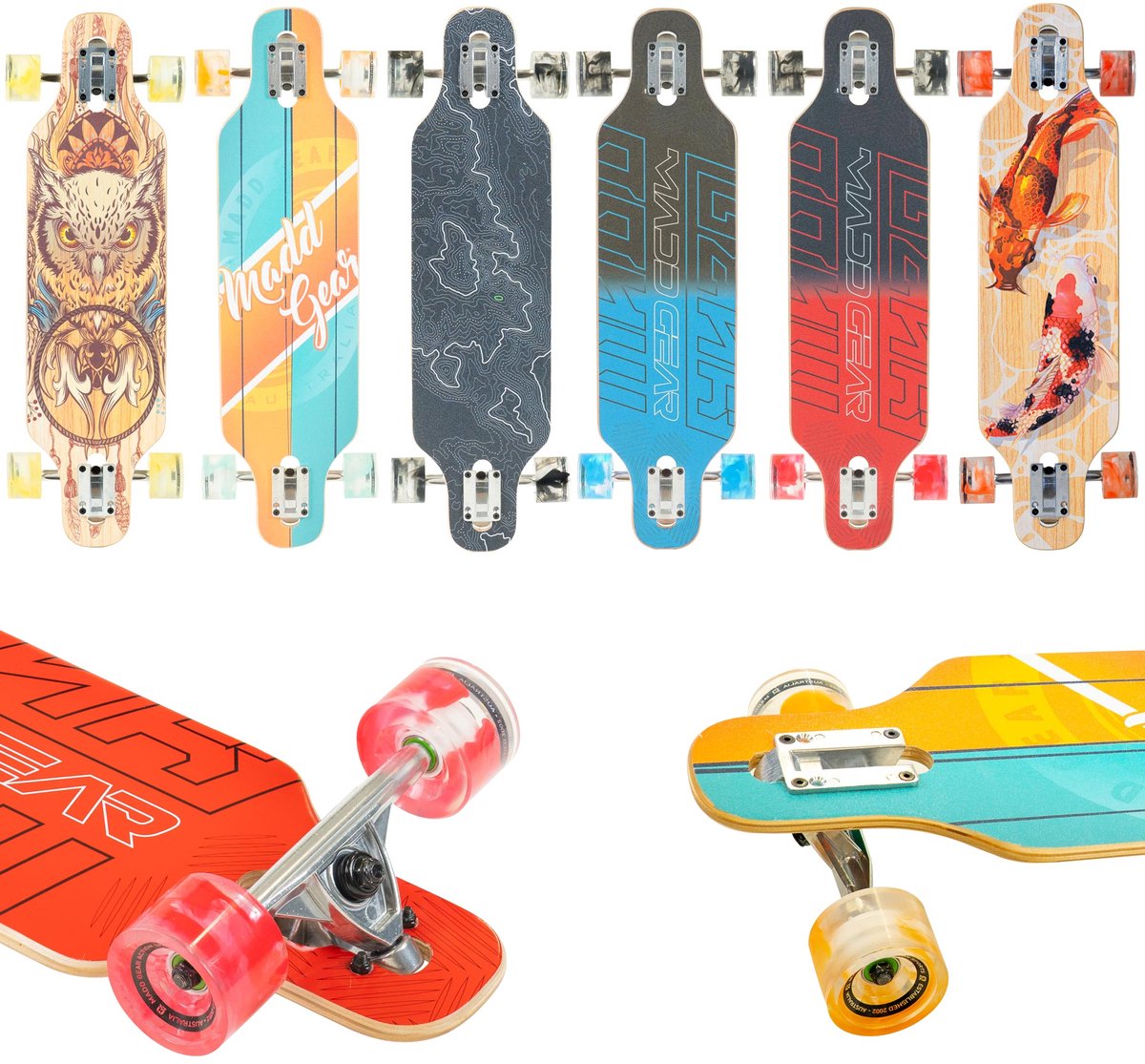 Madd Gear 31 Cruiser Longboard Blauw