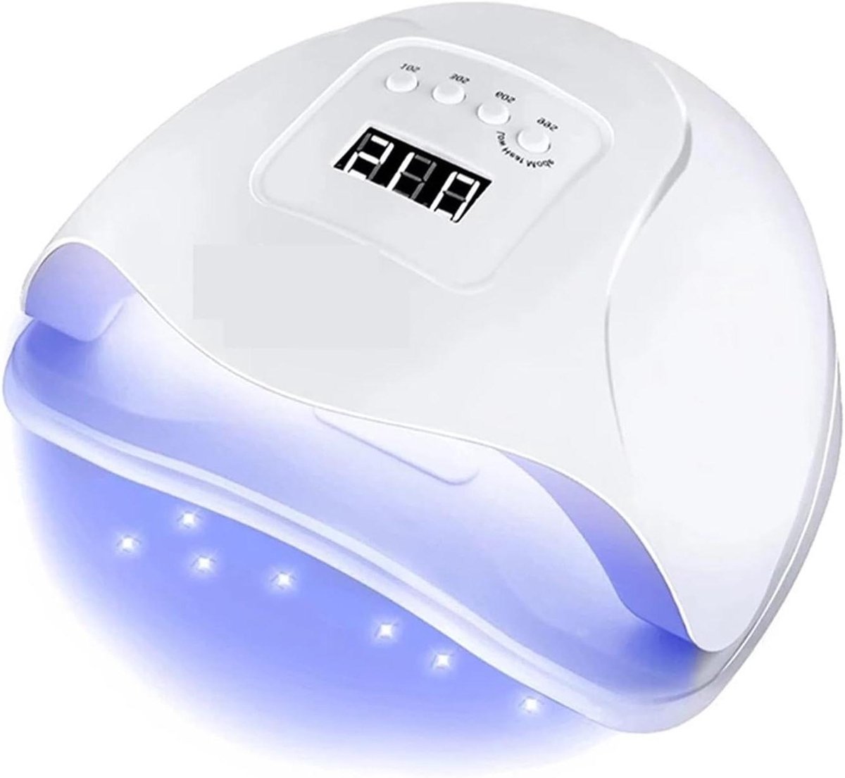 LED UV Nagellamp - Nageldroger Manicure - Nagels Uitharden - Dubbele Lichtkralen Technologie - 168W 42LEDs - Wit