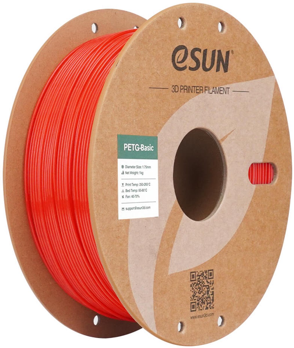 Esun PETG BASIC 3D filament 1,75mm 1kg Rood
