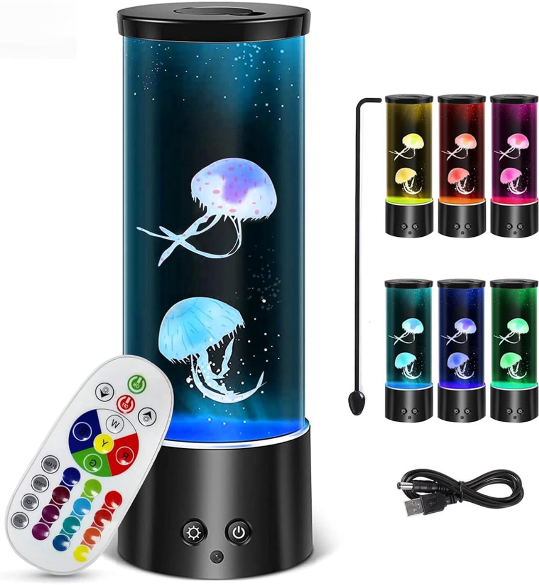 MRKK® Kwallen Lamp - Jellyfish Lavalamp - Nachtlampje