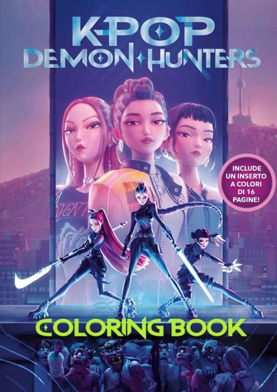 KPop Demon Hunters Coloring Book - cover