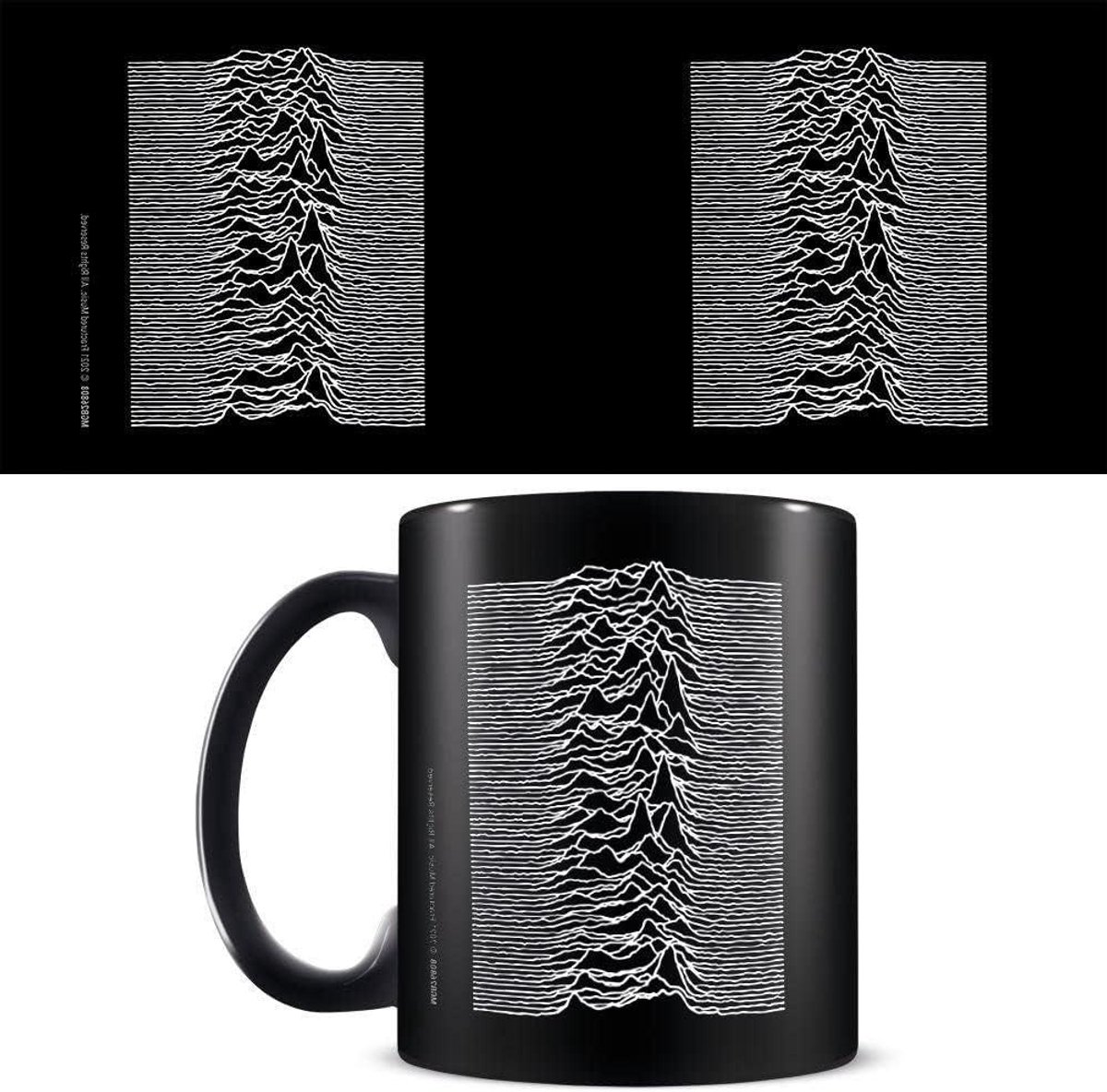 Keramische Mok - Koffiemok Thee - Muziek Liefhebbers - Iconisch Design - 315 Milliliter - Zwart