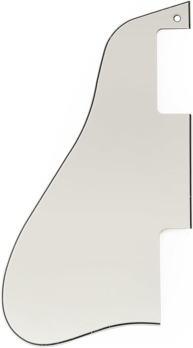 Gitaar Slagplaat - Pickguard - Gitaar Beschermen - 3-laags Ontwerp - 2.2-2.5mm Dik - Aged White