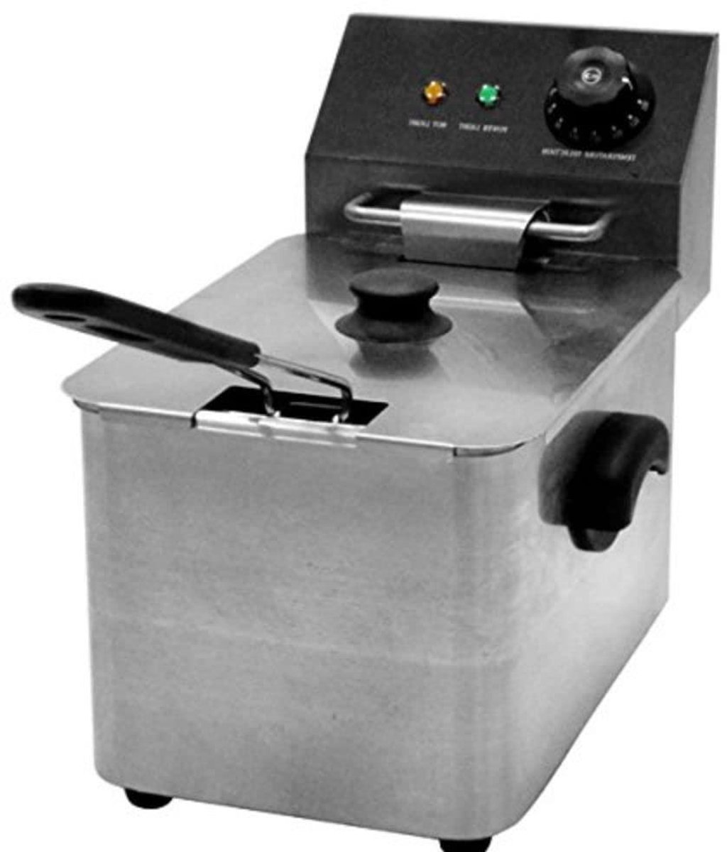 Friteuse - Keukenapparaat - Thuis Frituren - Roestvrij Staal - 4 Liter - Zilver