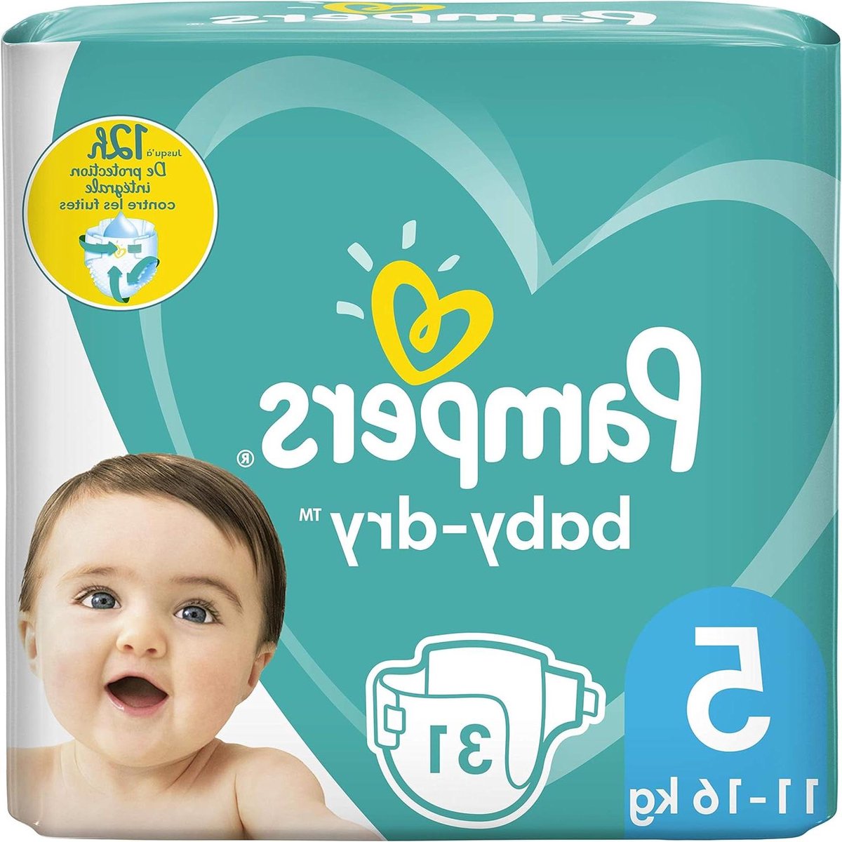 Baby Luiers - Wegwerpluiers Babyluiers - Droog Blijven - 3-voudig Beschermingssysteem - 11-16kg - Wit