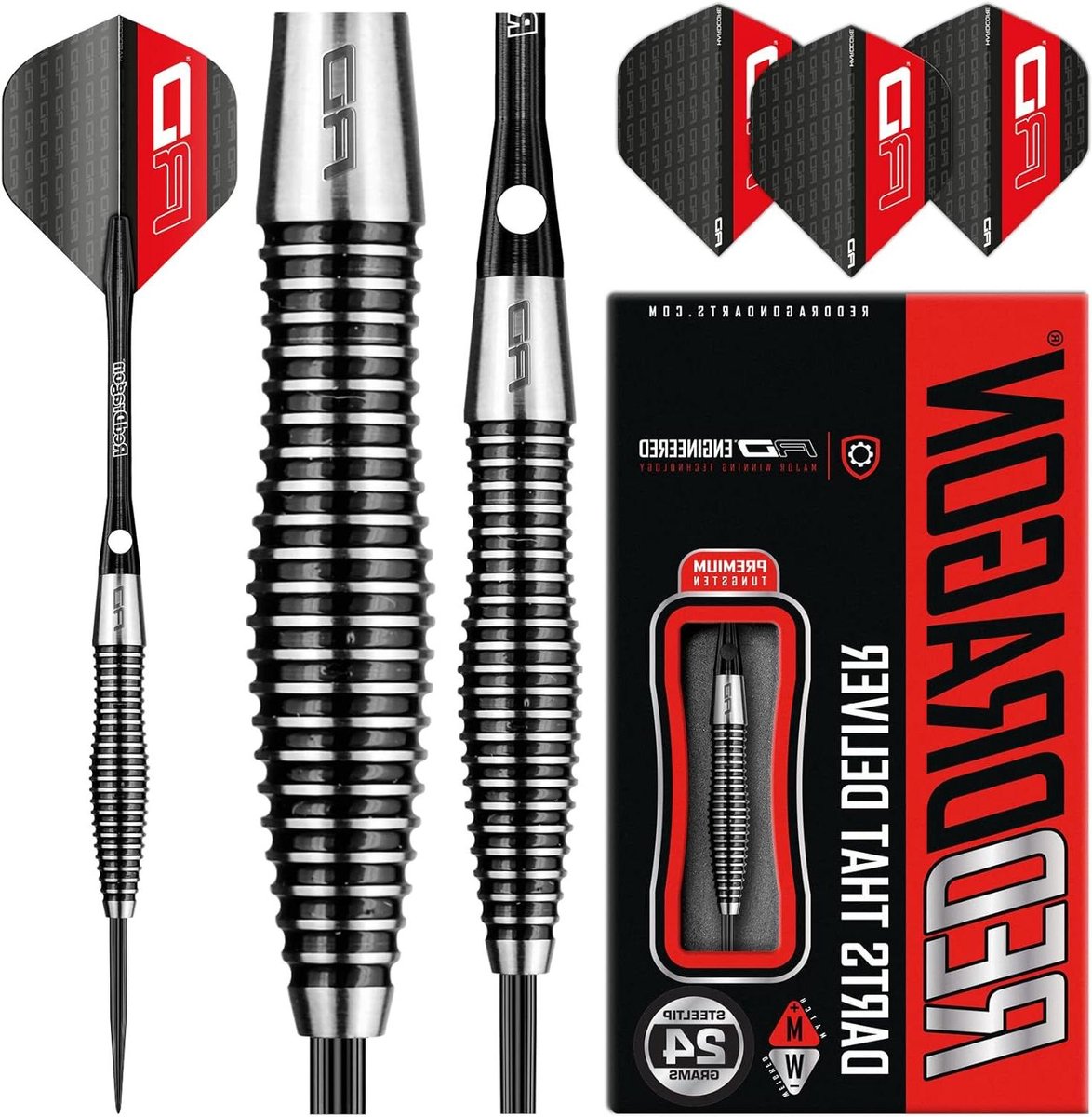 Tungsten Pijlen Set - Dartpijlen Set - Precisie Werpen - Hoge Kwaliteit Materiaal - 24 Gram - Rood