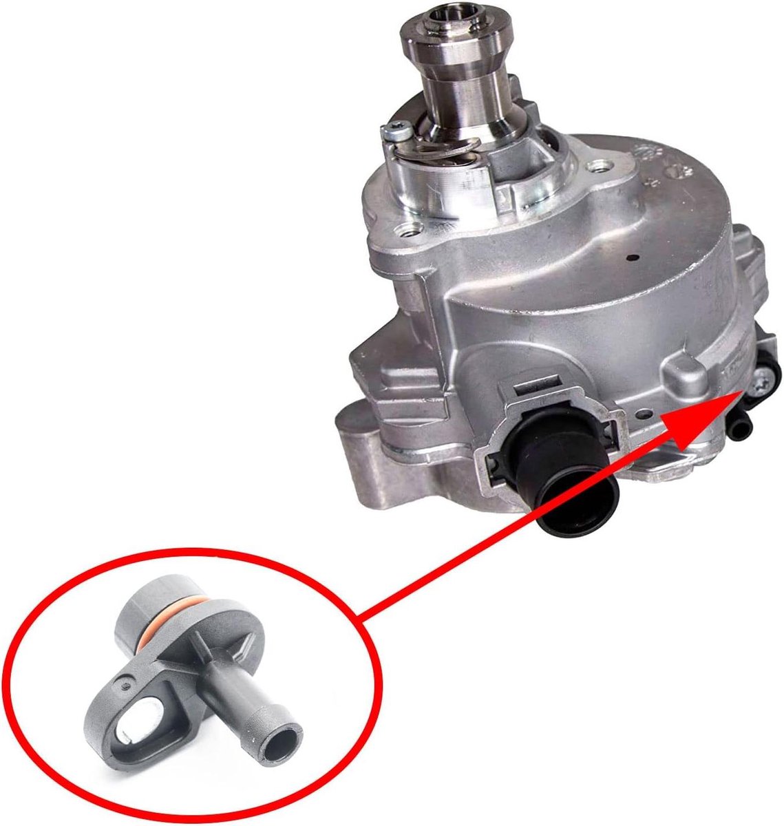 Vacuümpomp Klep - Reparatie Onderdeel - Motor Onderhoud - Specifieke Modellen - 13 x 11 x 3 cm - Gepolijst