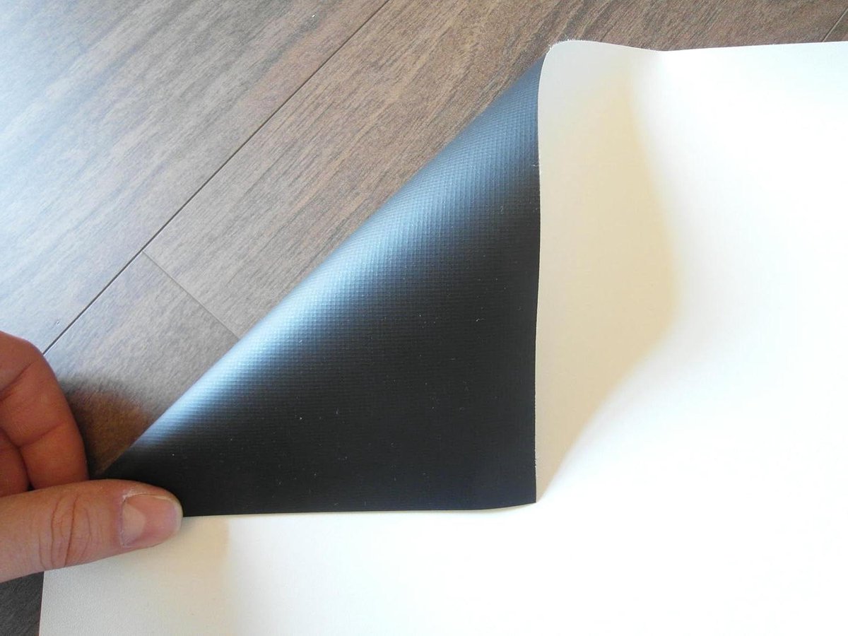 Linnen Doek - Canvas Stof - Beamer Presentaties - Full HD HD Ready - 107m x 060m - Mat Wit