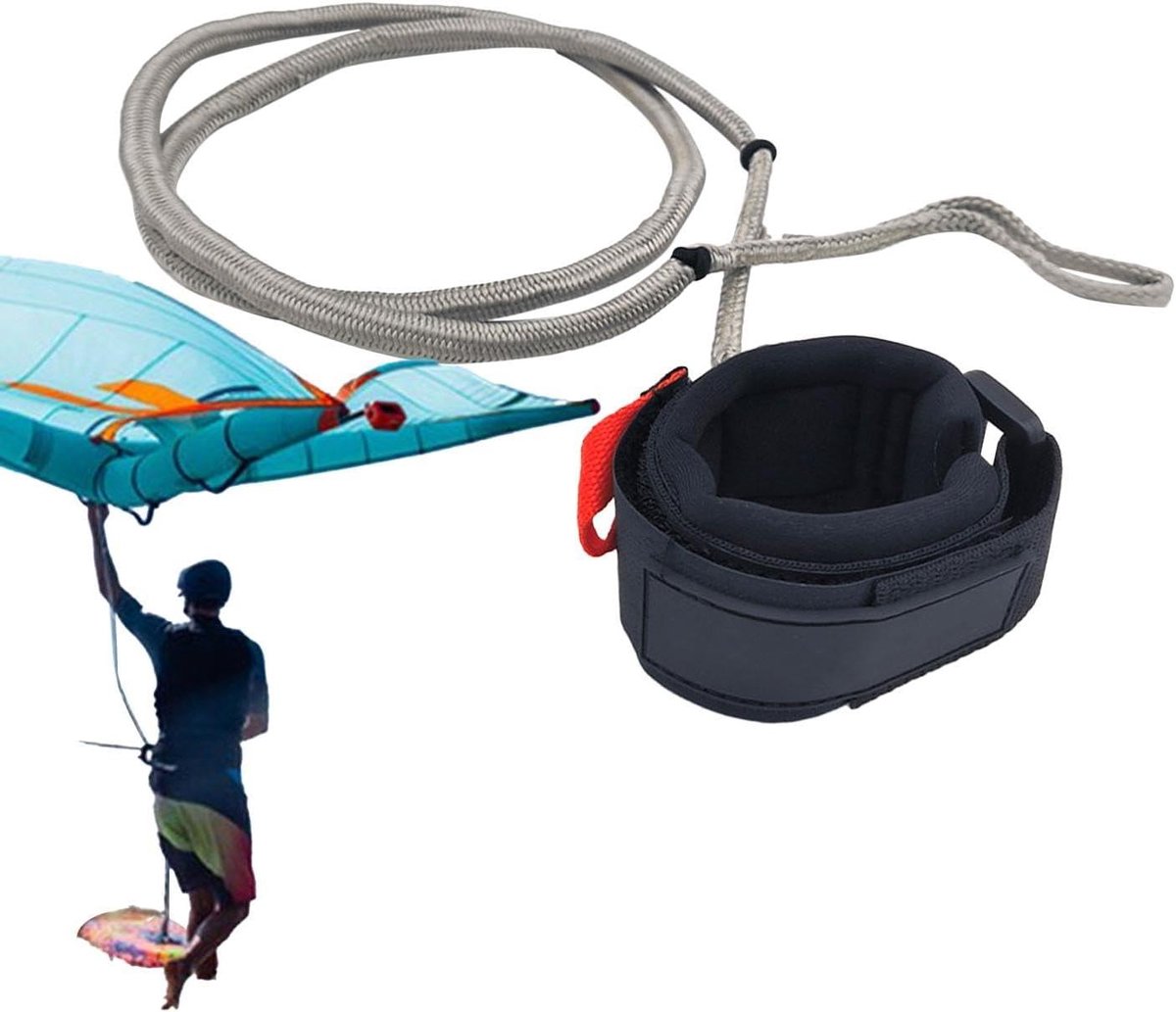 Watersport Touw - Surf Lijn - Waterpret Beleven - Sterk Polyethyleen - 140 cm - Zwart