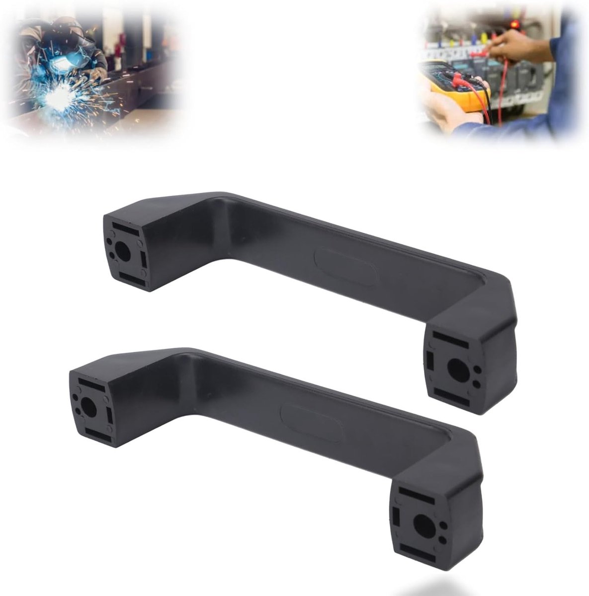 Duurzame Nylon Plastic Trekhandgrepen voor Industrieel Gebruik - 2 Stuks, 8.5mm, 150mm Lengte
